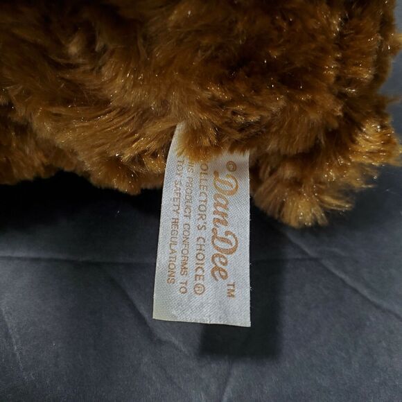 Dan Dee Teddy Bear Plush Stuffed Animal Brown Rose Flower Gift Valentine's Day - Picture 7 of 8